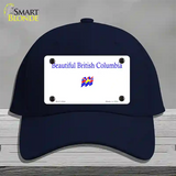 British Columbia Novelty License Plate Hat Cotton / Navy