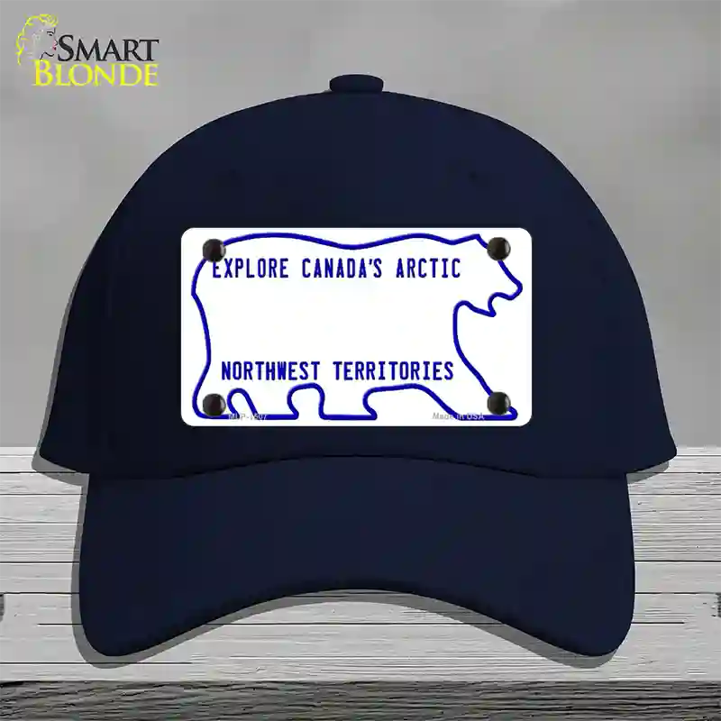 Northwest Territories Novelty License Plate Hat Cotton / Navy