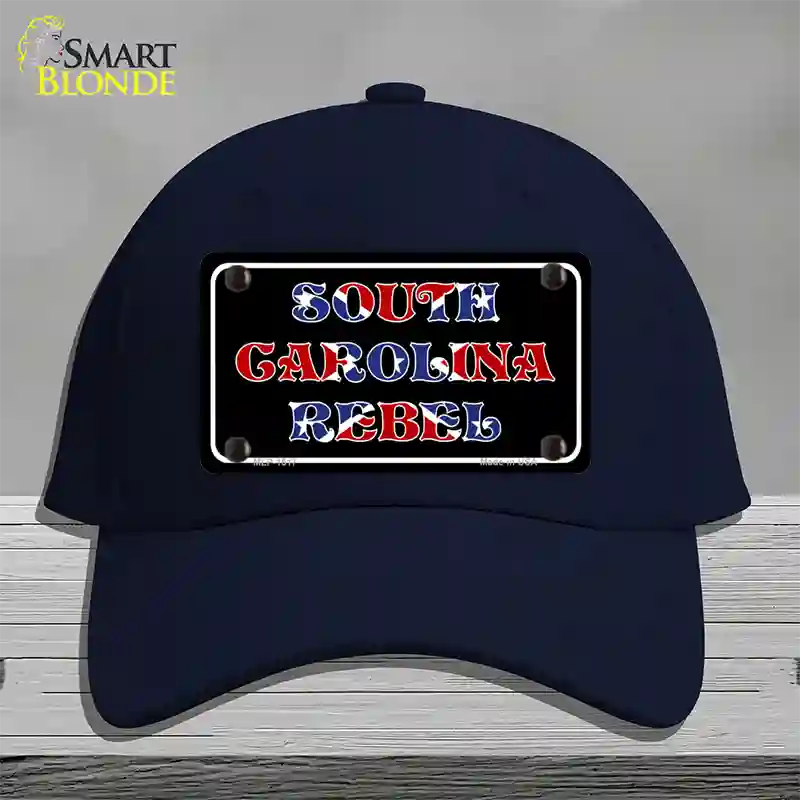 South Carolina Rebel Novelty License Plate Hat Cotton / Navy