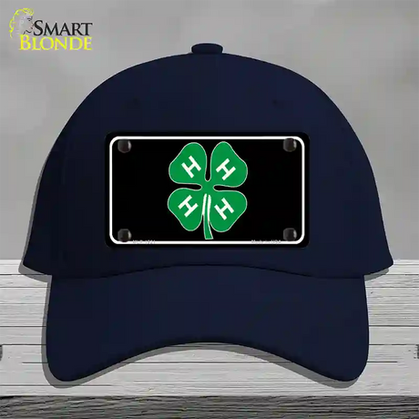 4-H Novelty License Plate Hat Cotton / Navy