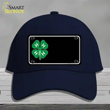 4-H Offset Novelty License Plate Hat Cotton / Navy