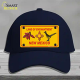 Red Chili & Road Runner Yellow New Mexico Novelty License Plate Hat Cotton / Navy