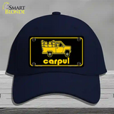 Carpul Novelty License Plate Hat Cotton / Navy