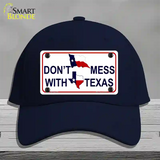 Dont Mess With Texas Novelty License Plate Hat Cotton / Navy