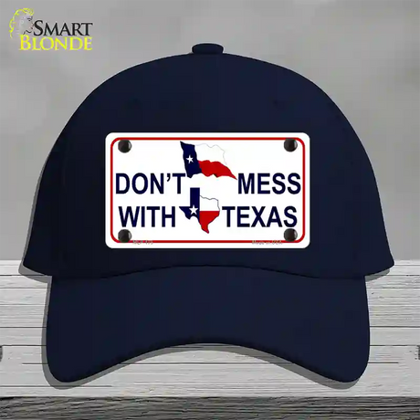 Dont Mess With Texas Novelty License Plate Hat Cotton / Navy