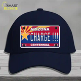 Arizona Centennial Charge Novelty License Plate Hat Cotton / Navy