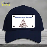 Apalachee Nation Flag Novelty License Plate Hat Cotton / Navy