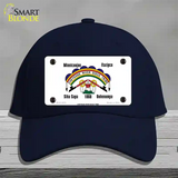 Cheyenne River Sioux Flag Novelty License Plate Hat Cotton / Navy