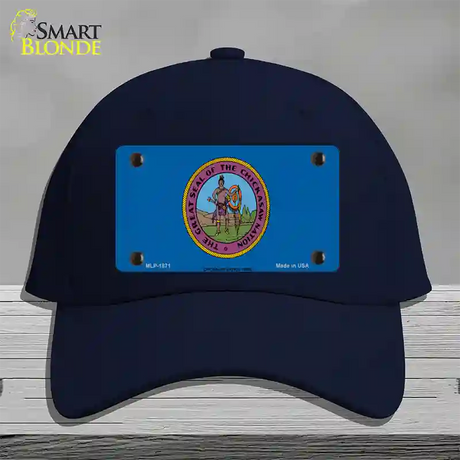 Chickasaw Nation Flag Novelty License Plate Hat Cotton / Navy