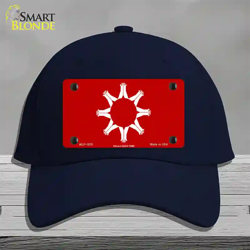 Oglala Sioux Tribe Flag Novelty License Plate Hat Cotton / Navy