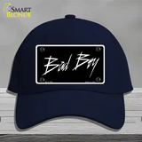 Bad Boy Black Novelty License Plate Hat Cotton / Navy