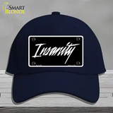 Insanity Novelty License Plate Hat Cotton / Navy