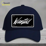 Wanted Novelty License Plate Hat Cotton / Navy