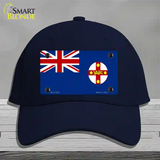 New South Wales Flag Novelty License Plate Hat Cotton / Navy