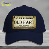 Certified Old Fart Novelty License Plate Hat Cotton / Navy