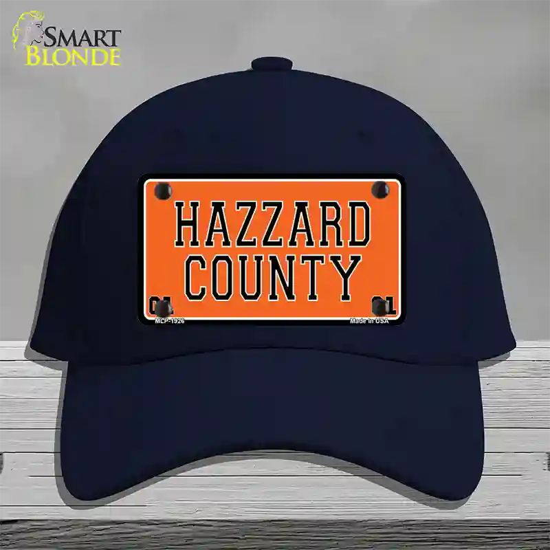 Hazard County Novelty License Plate Hat Cotton / Navy