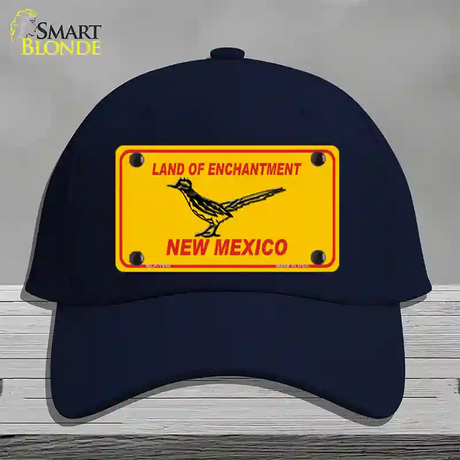 Road Runner New Mexico Novelty License Plate Hat Cotton / Navy