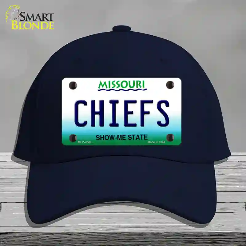 Chiefs Missouri State Novelty License Plate Hat Cotton / Navy