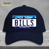 Bills New York State Novelty License Plate Hat Cotton / Navy