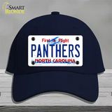 Panthers North Carolina State Novelty License Plate Hat Cotton / Navy