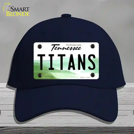 Titans Tennessee State Novelty License Plate Hat Cotton / Navy