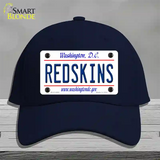 Redskins Washington State Novelty License Plate Hat Cotton / Navy