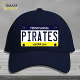 Pirates Pennsylvania State Novelty License Plate Hat Cotton / Navy