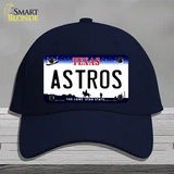 Astros Texas State Novelty License Plate Hat Cotton / Navy