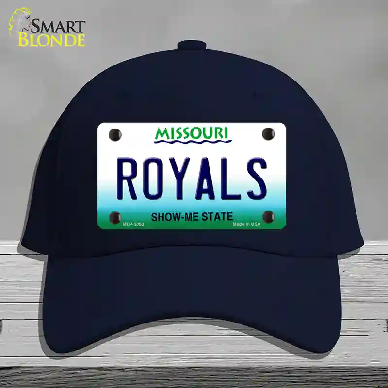 Royals Missouri State Novelty License Plate Hat Cotton / Navy