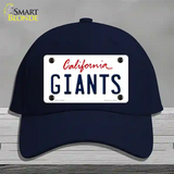 Giants California State Novelty License Plate Hat Cotton / Navy