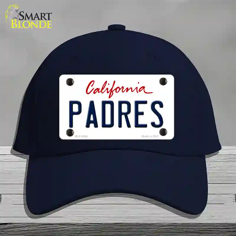 Padres California State Novelty License Plate Hat Cotton / Navy