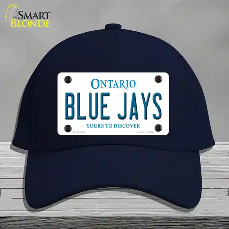 Blue Jays Toronto Canada Province Novelty License Plate Hat Cotton / Navy