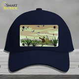 Duck Hunting Camouflage Novelty License Plate Hat Cotton / Navy