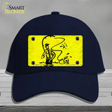 Fly Fishing Novelty License Plate Hat Cotton / Navy