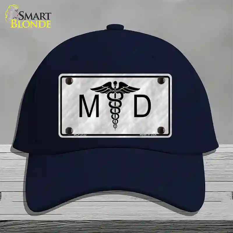 MD Novelty License Plate Hat Cotton / Navy