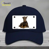 Doberman Pinscher Dog Novelty License Plate Hat Cotton / Navy