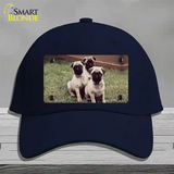 Pug Dog Novelty License Plate Hat Cotton / Navy