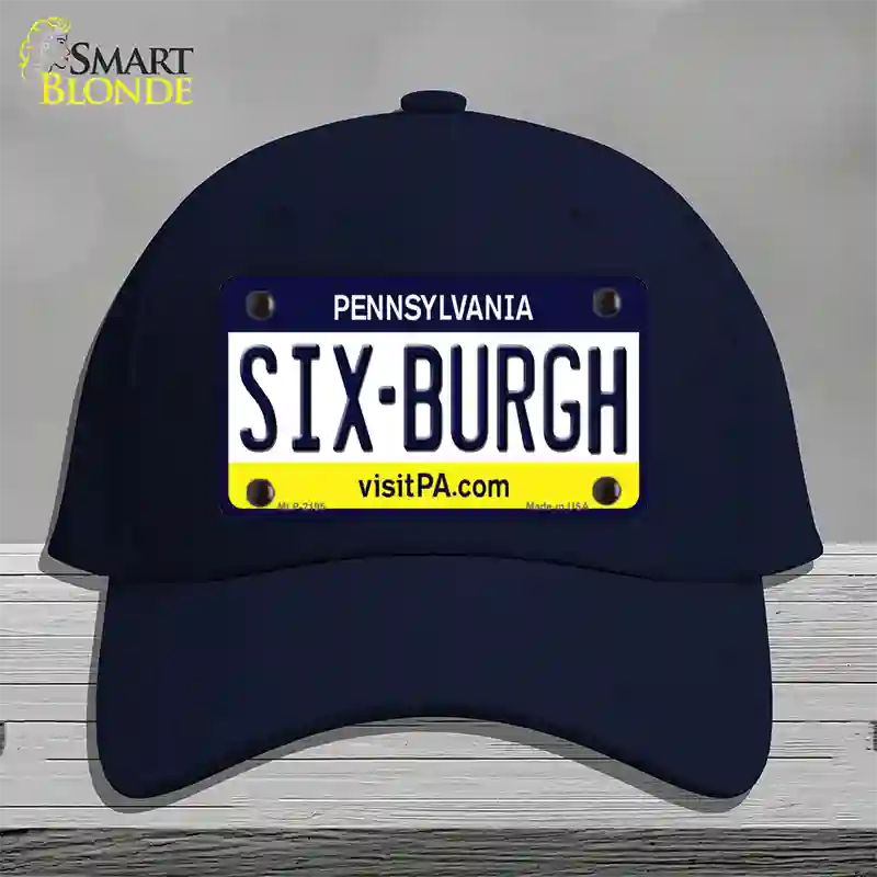 Sixburgh Pennsylvania Steelers Novelty License Plate Hat Cotton / Navy