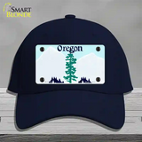 Oregon State Blank Novelty License Plate Hat Cotton / Navy