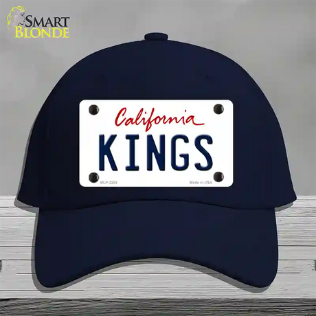 Kings California State Novelty License Plate Hat Cotton / Navy