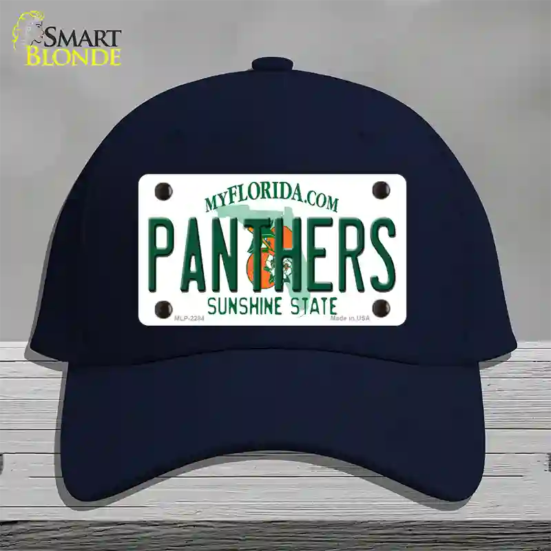 Panthers Florida State Novelty License Plate Hat Cotton / Navy