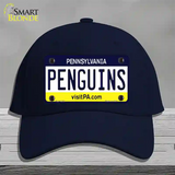 Penguins Pennsylvania State Novelty License Plate Hat Cotton / Navy