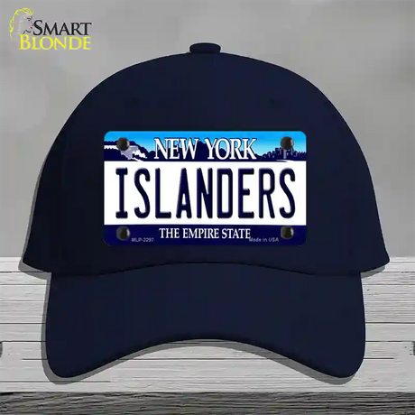 Islanders New York State Novelty License Plate Hat Cotton / Navy