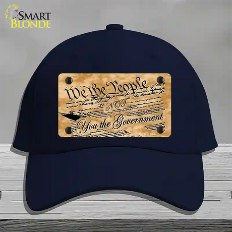 We The People Novelty License Plate Hat Cotton / Navy