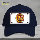 Firefighters Wife Novelty License Plate Hat Cotton / Navy