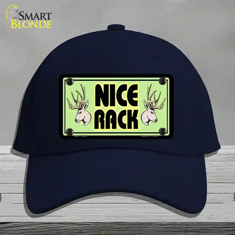 Nice Rack Novelty License Plate Hat Cotton / Navy