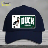 Duck Assassin Novelty License Plate Hat Cotton / Navy