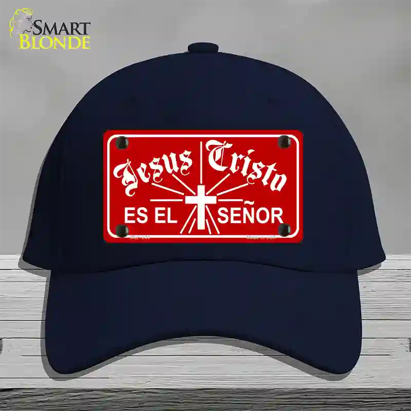 Jesus Cristo Novelty License Plate Hat Cotton / Navy