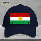 Kurdistan Flag Novelty License Plate Hat Cotton / Navy