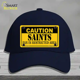 Caution Saints Novelty License Plate Hat Cotton / Navy